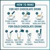 SENSO Instant Smooth Hot Chocolate Drink Premix (6 Sachets Of 25 Gm Each), Low Fat view 3
