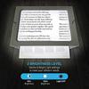 3X Large Full Page Magnifier with 12 LED Lights[Provide Evenly Lit Viewing Area], Foldable Flip-Out Legs, Dual Power Supply Modes- Ideal for Hands Free Reading, Low Vision, Seniors with Aging Eyes view 3
