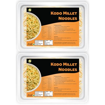B&B Organics Kodo Millet Noodles(180g)- Pack of 2 / Traditional Millet Noodles/Varagu Noodles