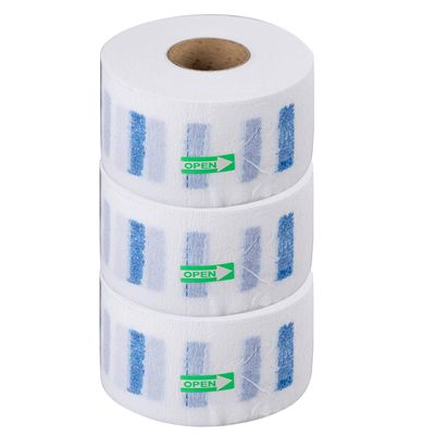 300-Count Neck Strips, Stretchable Paper Neckbands Disposable Hair Cutting Supplies for Salon Barber Shop, 2.5 x 11"
