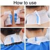 300-Count Neck Strips, Stretchable Paper Neckbands Disposable Hair Cutting Supplies for Salon Barber Shop, 2.5 x 11" view 4