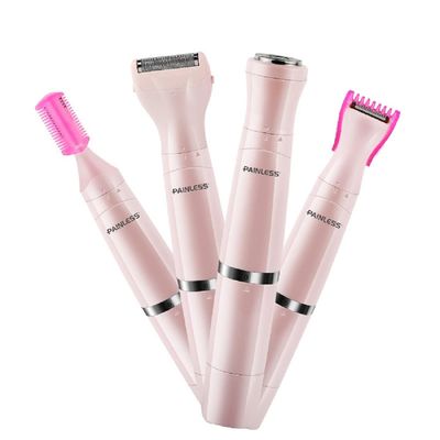 Painless Facial Hair Remover Wet And Dry High-Speed Electric Trimmer(white)