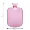 AKH69 Transparent Hot Water Bag for Pain Relief, Colour May Vary - Pack of 1 view 2