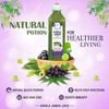 Jeevanras Karela Jamun Swaras 500 ml I Maintaining Blood Sugar Level | Lowers Bad Cholesterol Level | For Glowing Skin and Lustrous Hair | 100% Natural WHO GMP,GLP Certified Product view 2