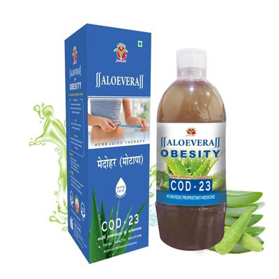 Jeevanras Aloevera Cod 23 (1000 ml) | Aloevera for Obesity | with Goodness of Aloevera | Improves Digestive System | WHO GMP,GLP,ISO Certified Natural Product | No Added Colour