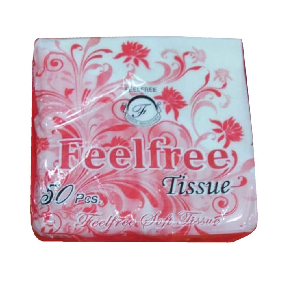 NavaFresh Basics 15GSM 2 Ply Paper Tissue Napkin 33 x 33cm White Pack of 16 Packets.