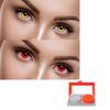 EYCOG 2 Pair Hazel, Red Monthly Colored 0 Power Contact Lenses for Men and Women Eyes with 1 Lens Container Travel Kit view 1