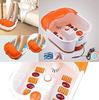 4AJ BAZAAR Foot Bath Spa Pedicure Tub Corded Electric Massager (Orange, White) view 2