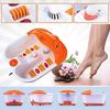 4AJ BAZAAR Foot Bath Spa Pedicure Tub Corded Electric Massager (Orange, White) view 4