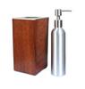 DERMALOGIC Massage Oil Warmer Replacement, Refillable Aluminum Bottle with Stainless Steel Pump, Professional Spa Massage Lotion Bottle Set view 2