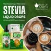 Bliss of Earth Stevia Liquid Drops Sugar free Zero Calorie Diabetic and Keto Friendly Sugar Substitute Glycerin Free 99.8% REB Glass Bottle Pack of 3x30ml view 3