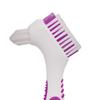 CASTUS Denture Brush | Specially Designed To Clean Dentures | Easy Grip Handle | Nylon Bristles - Manual, Adult, White Pack Of 3 view 3