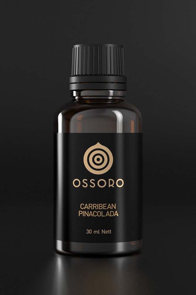 Ossoro Caribbean Pinacolada, 30 ml/ Glass Bottle
