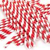Esstraw - Printed Paper Drinking Straw - Red Stripe view 2
