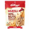 Kellogg's Muesli 20% Nuts Delight|Breakfast Cereal|High In Iron|High In Fibre|Naturally Cholesterol Free|240G Pack view 1