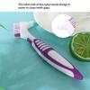 FILFEEL Denture Brush, 2pcs/set, Specially Designed to Thoroughly Clean Dentures & Bridges view 3