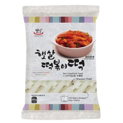 Matamun Instant Rice Cake -Stick Type 600g (3 x 200g) Pack, Non-Frozen, The Product of Korea (Imported)