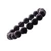 Plus Value Lava Beads Stone Bracelet for Strength, Positivity & Harmony Reiki Healing Charm Crystal (Beads Size: 10mm, Jute Bag) view 1