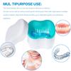 Denture Brush Retainer Case, Denture Case,Denture Cups Bath,Dentures Container with Basket Denture Holder for Travel,Mouth Guard Night Gum Retainer Container (Green) view 3