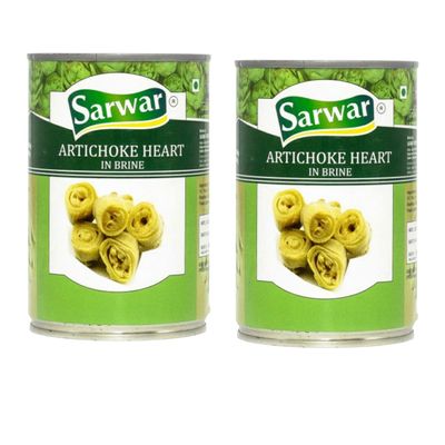 Sarwar Artichoke Heart in Braine 390 Grams ( Pack of 2 )