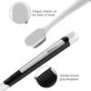 OBrush Soft Toothbrush for Sensitive Gums, New Japanese 20,000 Micro Fine Nano Bristles Tooth Brush for Adults, Pregnant and Elderly, Packed in Portable Case, Color Black and White Pack of 2 view 4