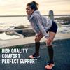 Copper Compression Socks for Men & Women 20-30 mmHg Medical Graduated Compression Stockings for Nurses Shin Splints Diabetic Sports Running Pregnancy (Black Small/Medium view 4