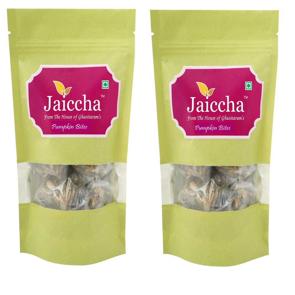 Ghasitaram Gifts Jaiccha - Pumpkin Bites 400 GMS in Green Paper Pouch|Sweets|Sweets Gift Pack|Diwali Sweets|Indian Mithai|Diwali Sweets Gift Box