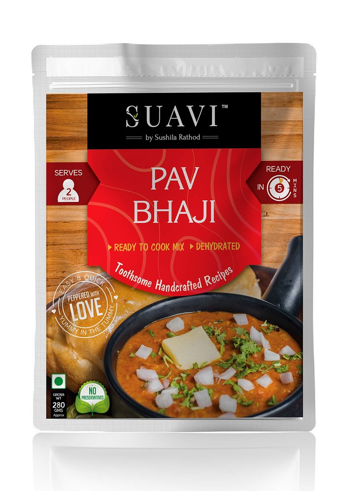 Suavi Dehydrated Ready To Eat Pav Bhaji Serves-2