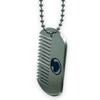 Dog Tag Beard Comb Necklace or Keychain - Functional Jewelry For Him by Beard of God view 1