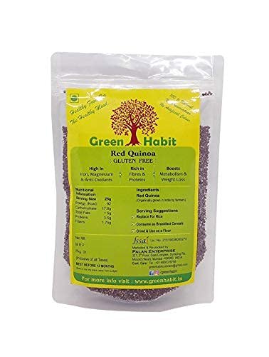 Green Habit Healthy & Nutritious Red Quinoa, Peruvian Gluten Free (250)