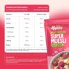 ALPINO Protein-Rich Super Muesli Fruit & Nuts 400g - 63% Whole Grains, 15% Fruits & Nuts - 16% Protein, Source of Dietary Fibre & Healthy Fats view 2