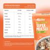 Alpino Health Foods Alpino Super Muesli Nut Delight 400 G | 20% Dried Fruits & Nuts | 69% Whole Grain Breakfast Cereal | High in Iron | Source of Fibre | Finest Nuts & Raisins | No Sugar Infused Fruits view 2