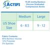 Actifi Bamboo Compression Socks, 15-20 mmHg Support, Knee High view 2