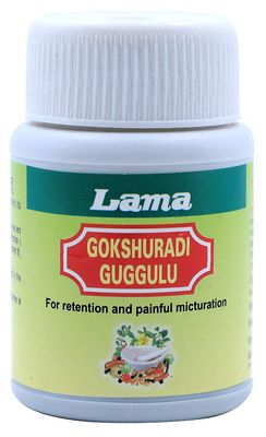 LAMA Gokshuradi Guggulu 80 Tablets - Supports Healthy Prostate