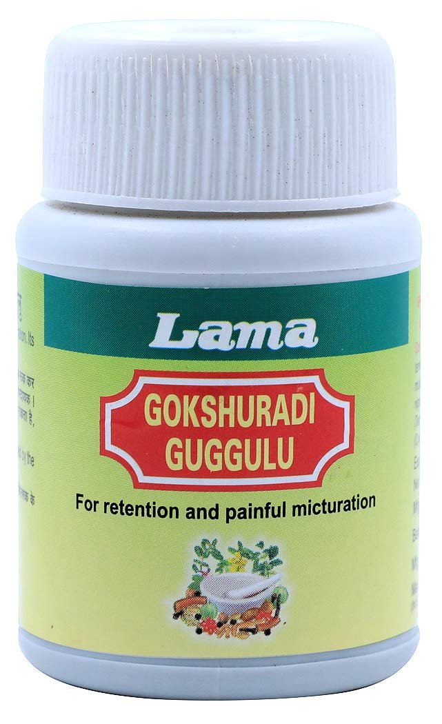 LAMA Gokshuradi Guggulu 80 Tablets - Supports Healthy Prostate