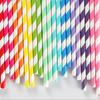 NavaFresh Basics 8 Inch Paper Straw Multi Colour Pack of 4 Packets. view 1