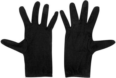 JMP Boy's Cotton Hand Summer Gloves for Protection From Sun Burn/Heat/Pollution (Black-Free Size) -1 Pair