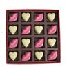 BOGATCHI Chocolate Hearts and Kisses Valentine Gifts for Girlfriend- Boyfriend- Wife - Husband, 16pcs + Free Valentines Day and Fur Heart view 2