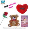BOGATCHI Chocolate Hearts and Kisses Valentine Gifts for Girlfriend- Boyfriend- Wife - Husband, 16pcs + Free Valentines Day and Fur Heart view 3