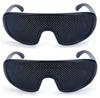 Visions India Lazy Spectacles Pinhole Vision Correction Glasses Eyesight Improvement for Men/Women/Kids (Avaitor-2Pcs) view 1