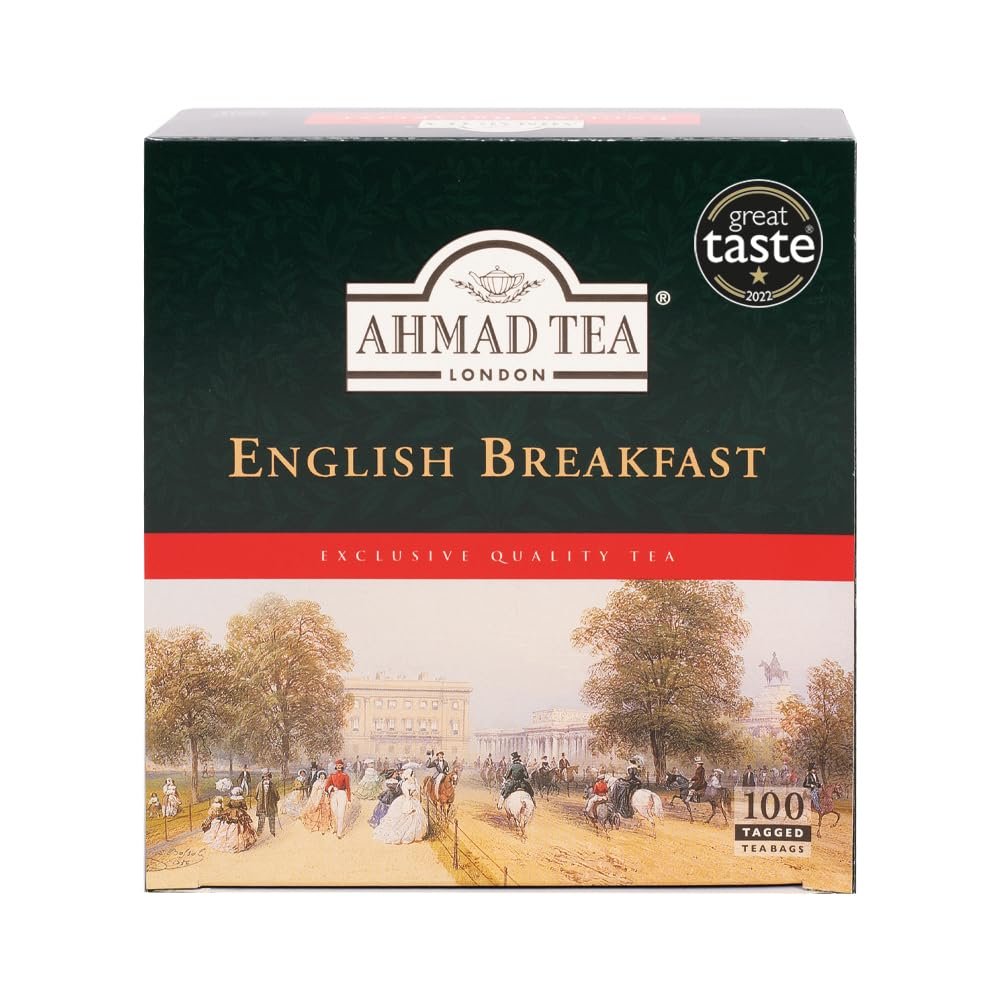 Ahmad Tea English Breakfast (Pack of 1, Total 100 Tea Bags)