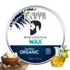 AMAzing EARTH Certified Organic Beard & Mustache Wax for Men - 100% Natural with Bee Wax, Olive, Argan, Patchouli Oil & Shea Butter, No Minerals, Chemical-Free, Vegan & Cruelty Free, ECOCERT - 50gm view 1