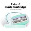 LetsShave Evior 6-Month Salon-Free Package | Full Body Women's Shaving Kit with Razor Handle, Evior 6 (2), Evior 3 (2), Body & Pubic Blades (2) + FREE Body Lotion (30ml) | Stay Smooth Forever view 3