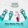 LetsShave Evior 6-Month Salon-Free Package | Full Body Women's Shaving Kit with Razor Handle, Evior 6 (2), Evior 3 (2), Body & Pubic Blades (2) + FREE Body Lotion (30ml) | Stay Smooth Forever view 4