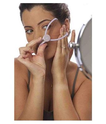 SKYUNION Slique Eyebrow Face and Body Hair Threading Removal Epilator System Kit (Multicolour)