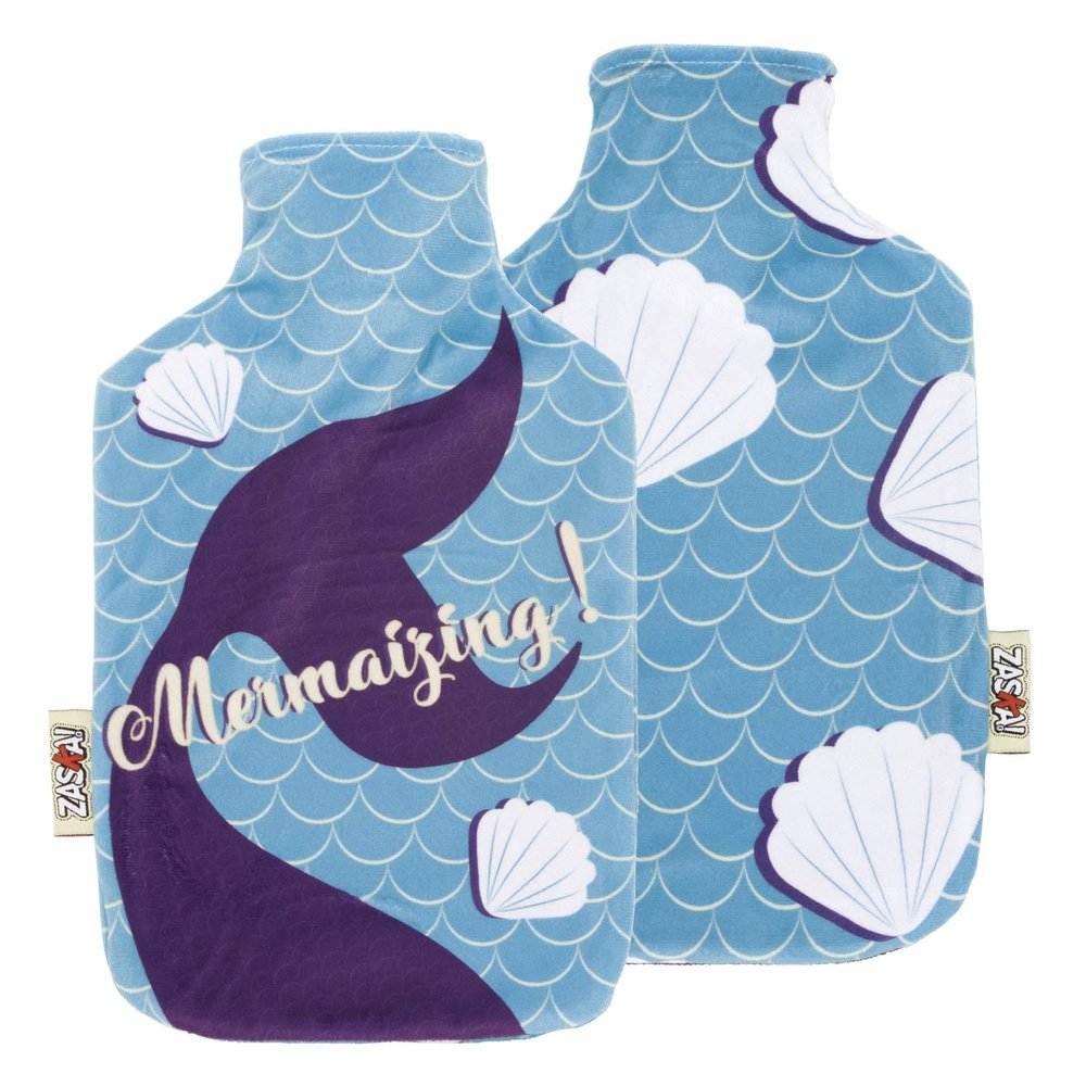 Arditex Zaska Mermaid Hot Water Bottle with Textile Cover