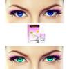 EYCOG 2 Pair Monthly Colored Contact Lenses Zero Power with 30 ml Solution (Blue-Sea Blue) view 1