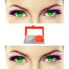 EYCOG 2 Pair Monthly Colored Contact Lenses Zero Power with 1 Lens Travel Kit (Green-Green) view 1