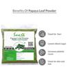 Saara HERBAL FRESH Papaya Leaf Powder, 101g, Papita leaf Powder, Carica Papaya Leaf, Erandhurbuja, Paw Paw Leaf Powder 101g (pack of 1 x 101g) view 3
