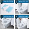 Disposable Toilet Seat Covers/Protect/Bacteria/Skin Infection (10 Pack) view 3